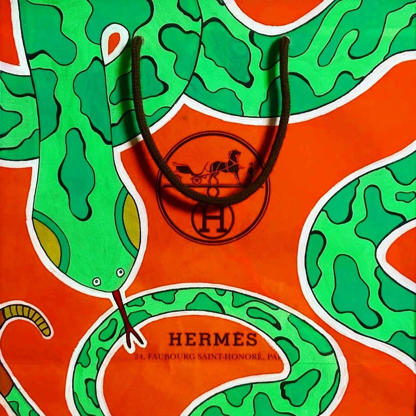 Serie Buste (serpente su Hermès)